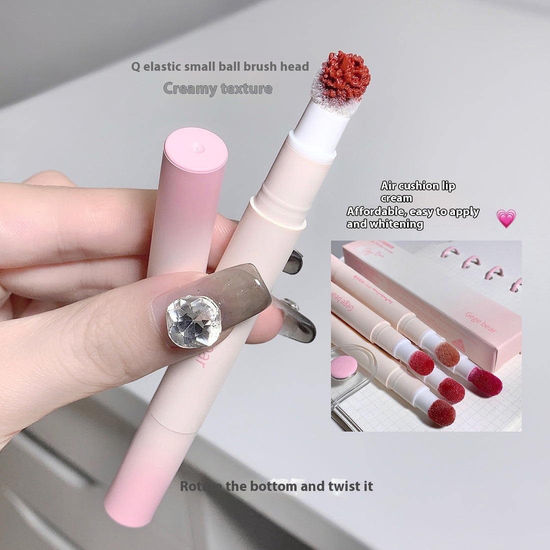 Gege Bear Lip Cream Foundation Velvet Matte🔥