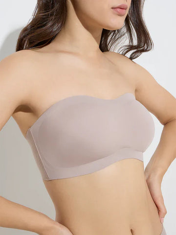 Invisible Strapless Seamless Push Up Bra