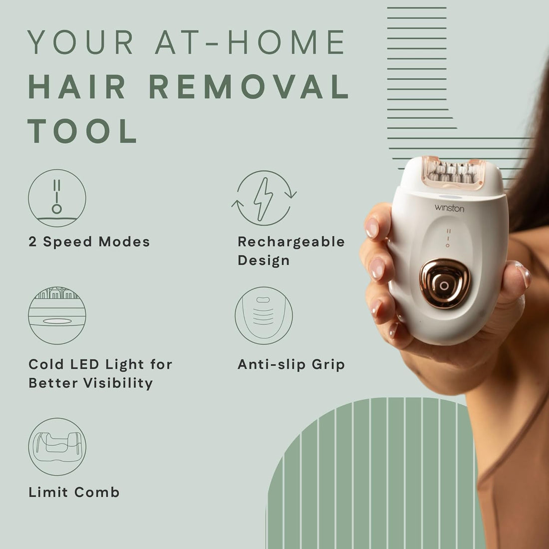 Body Epilator and Shaver for Women
